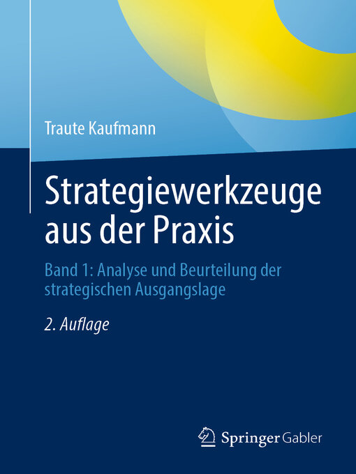Title details for Strategiewerkzeuge aus der Praxis, Band 1 by Traute Kaufmann - Available